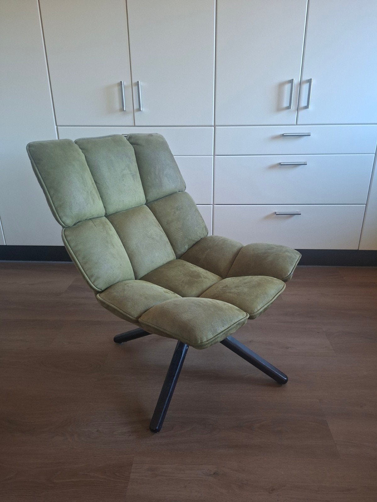 Mooie relaxstoel, luie stoel, fauteuil, Huis en Inrichting, Ophalen, Gebruikt, Leer