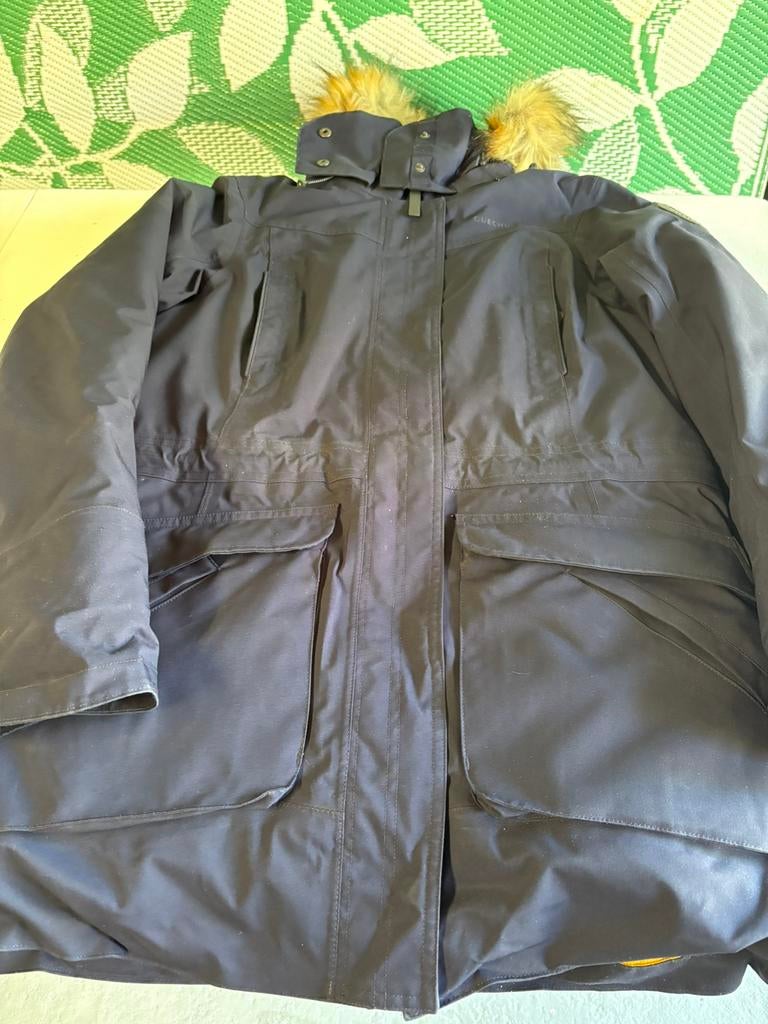 Quechua Winterjas Dames, Ophalen of Verzenden, Zo goed als nieuw, Maat 42/44 (L), Blauw