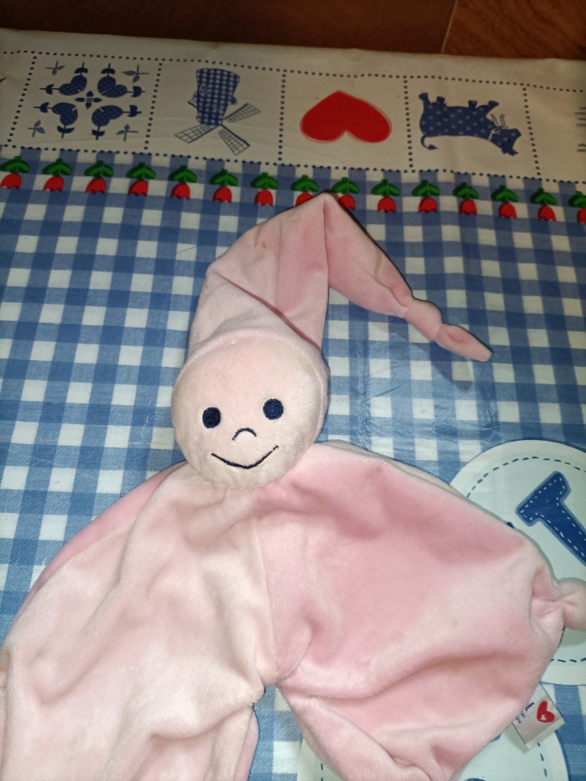 Prenetal roze knuffeldoekje tutpopje spookje, Kinderen en Baby's, Ophalen of Verzenden, Zo goed als nieuw, Overige typen