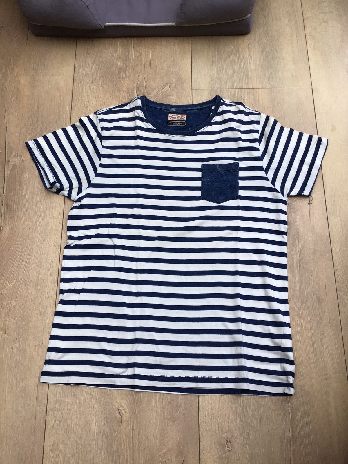 Shirt xl blauw/wit gestreept Petrol Industries, Ophalen of Verzenden, Zo goed als nieuw, Maat 56/58 (XL), Blauw