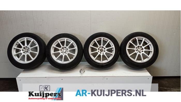 Sportvelgenset + banden van een Chevrolet Aveo, Auto-onderdelen, Gebruikt, -, -, -