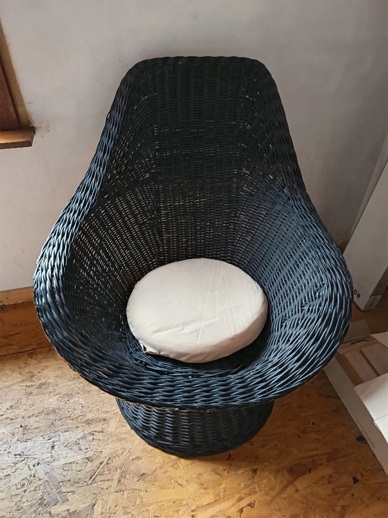 Rieten zetel, Ophalen