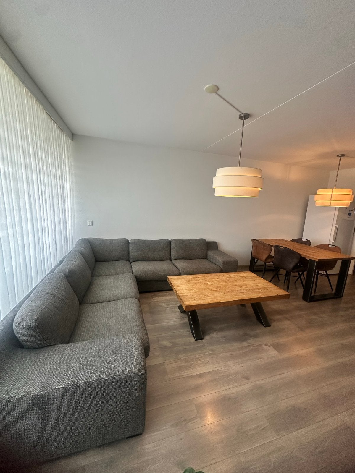 VERHUIZING! Complete woonkamer set: Bank, Tafel, Stoelen, Ophalen