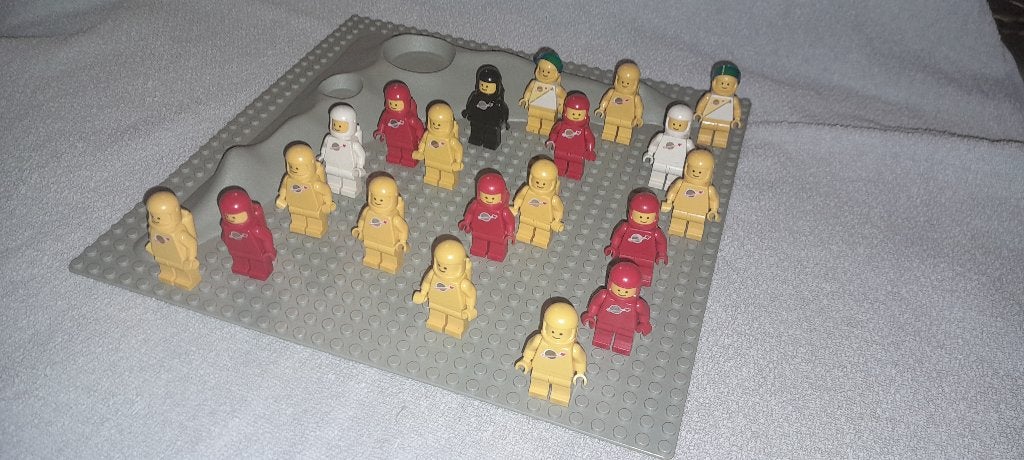 Lego poppetjes jaren 70/80 maanlandschap, Ophalen, Gebruikt, Lego, Space