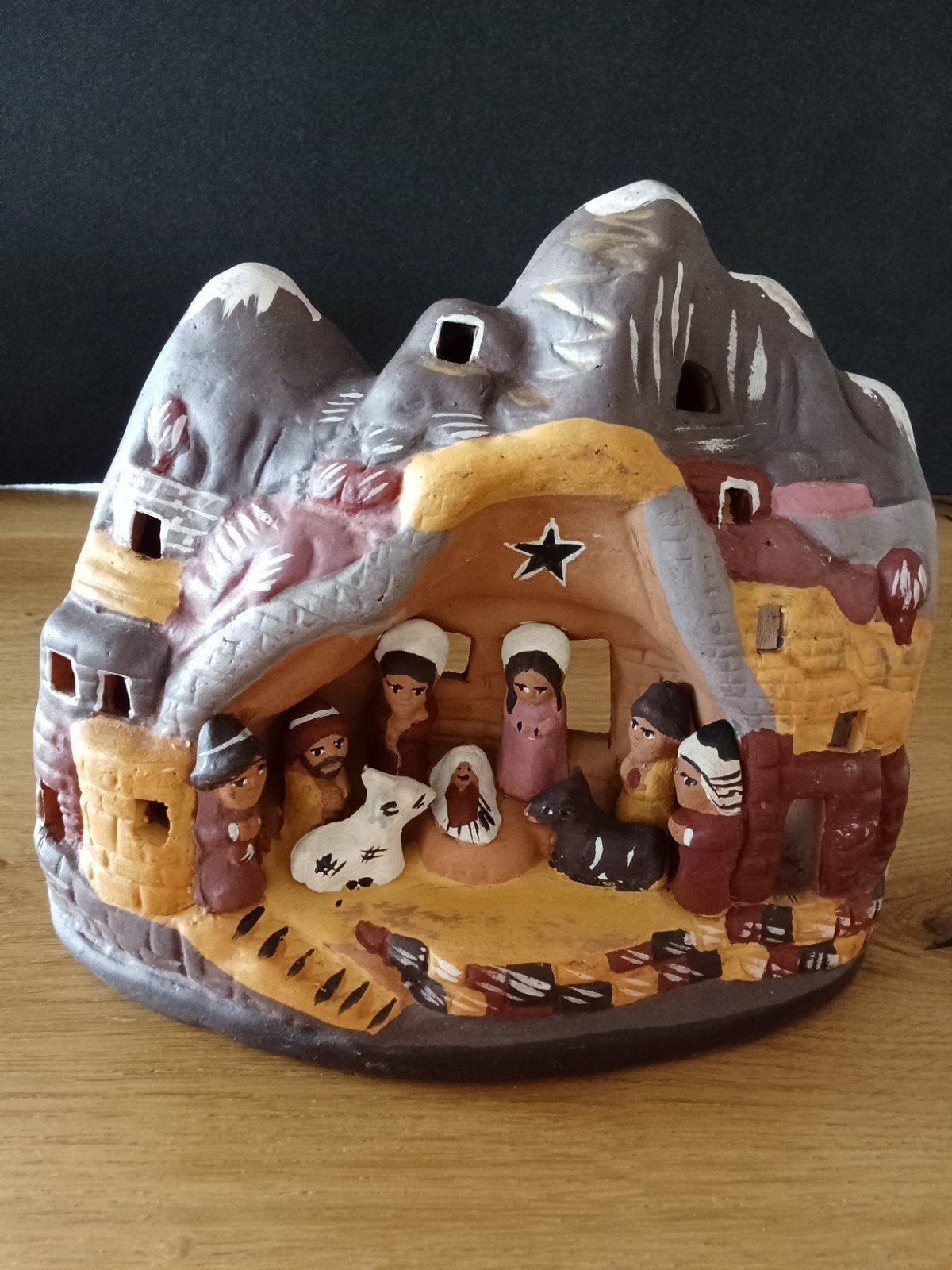Kerststalletje uit Peru, Ophalen of Verzenden, Zo goed als nieuw
