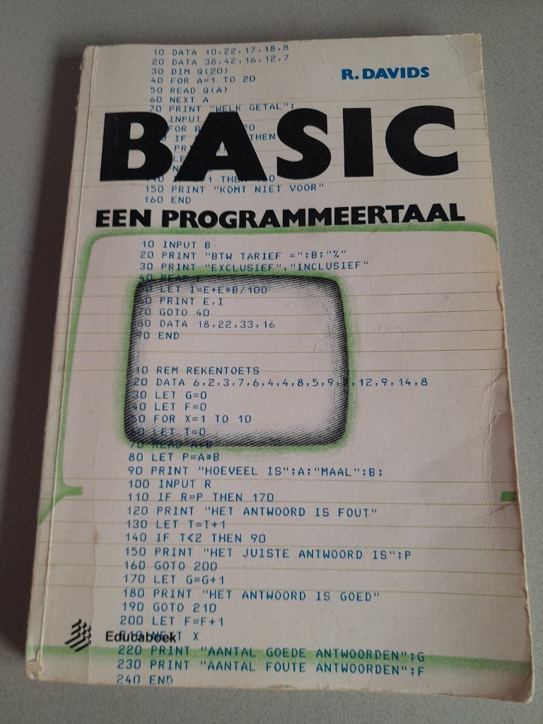 Basic een programmertaal, Ophalen of Verzenden, Vintage computer