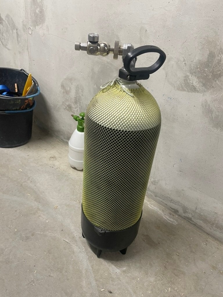 10L Tank | HPA Fill Station Airsoft | netje, voet, manometer, Ophalen, Gebruikt