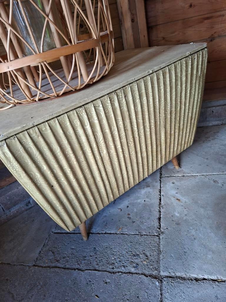 Vintage kist met patroon, Ophalen, 50 tot 100 cm, Minder dan 50 cm, Minder dan 50 cm