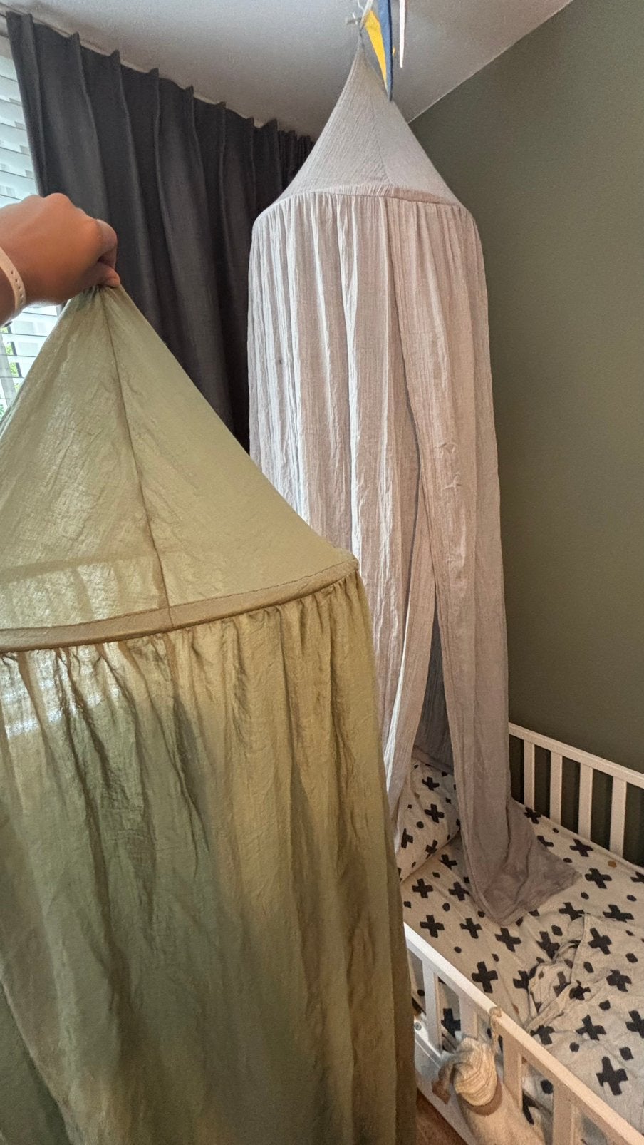 Klamboe, Kinderen en Baby's, Kinderkamer | Inrichting en Decoratie, Groen, Ophalen, Gebruikt, Klamboe