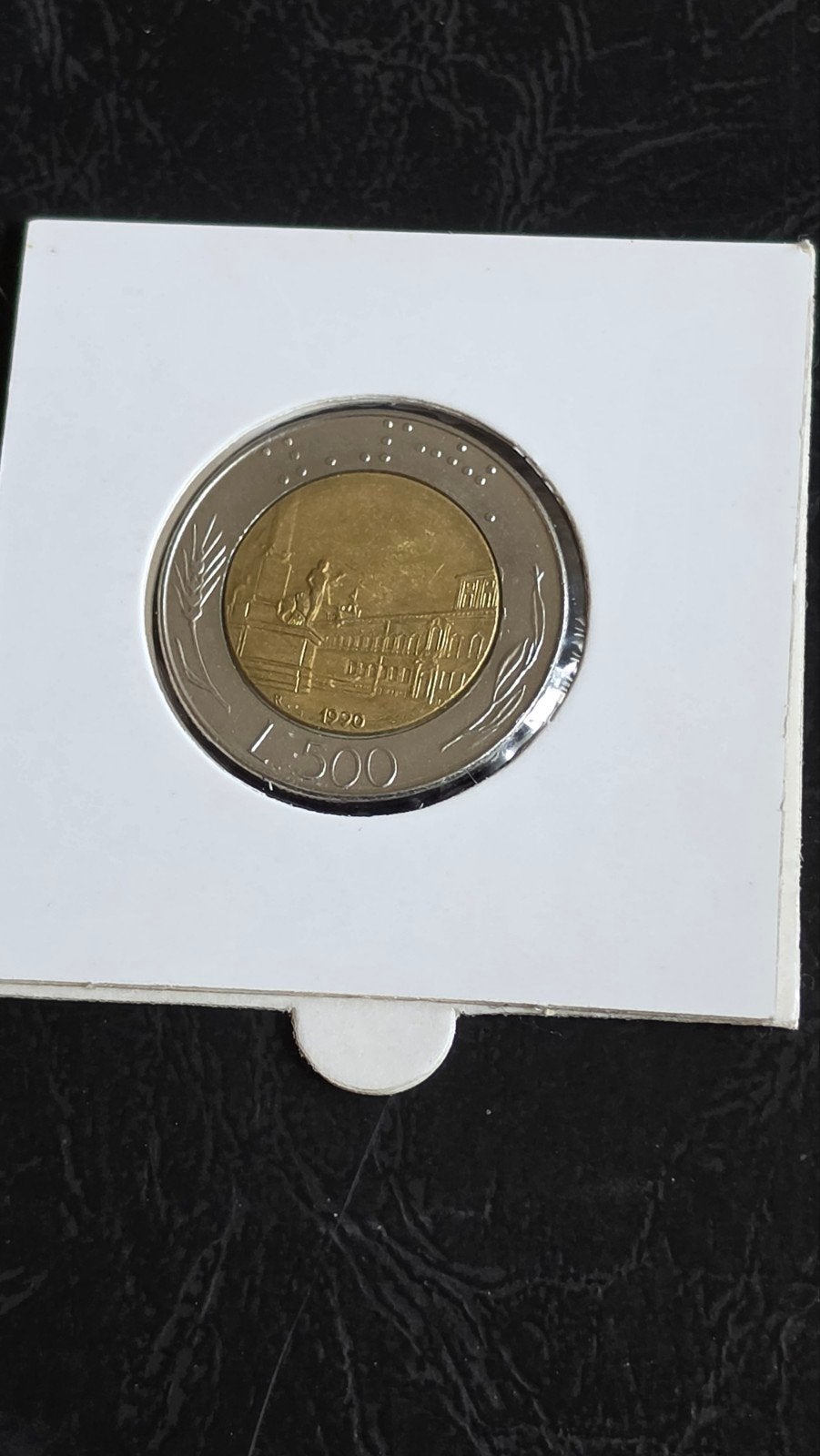 Italiaanse 500 Lire munt 1990, Postzegels en Munten, Ophalen of Verzenden, Losse munt
