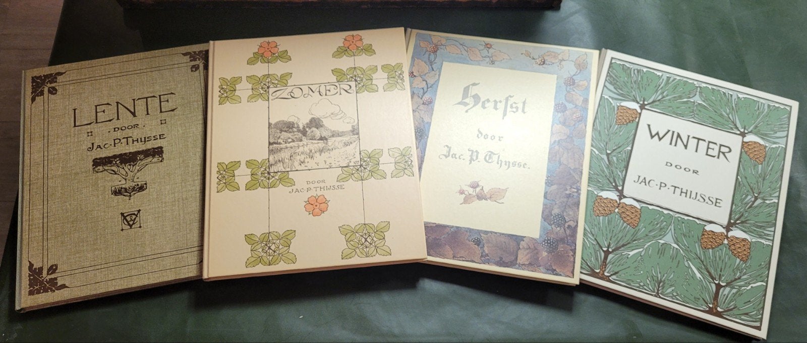 Jac. P. Thijsse - Lente, Zomer, Herfst, Winter (4 delen), Ophalen of Verzenden, Zo goed als nieuw, Overige onderwerpen, Jac. P. Thijsse