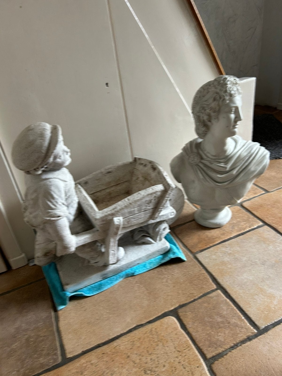 Tuinbeelden, Ophalen, Gebruikt