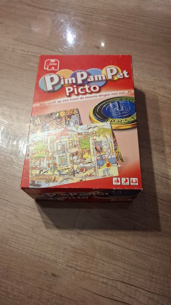 Pim pam pet picto, Drie of vier spelers, Ophalen of Verzenden, Zo goed als nieuw, Jumbo
