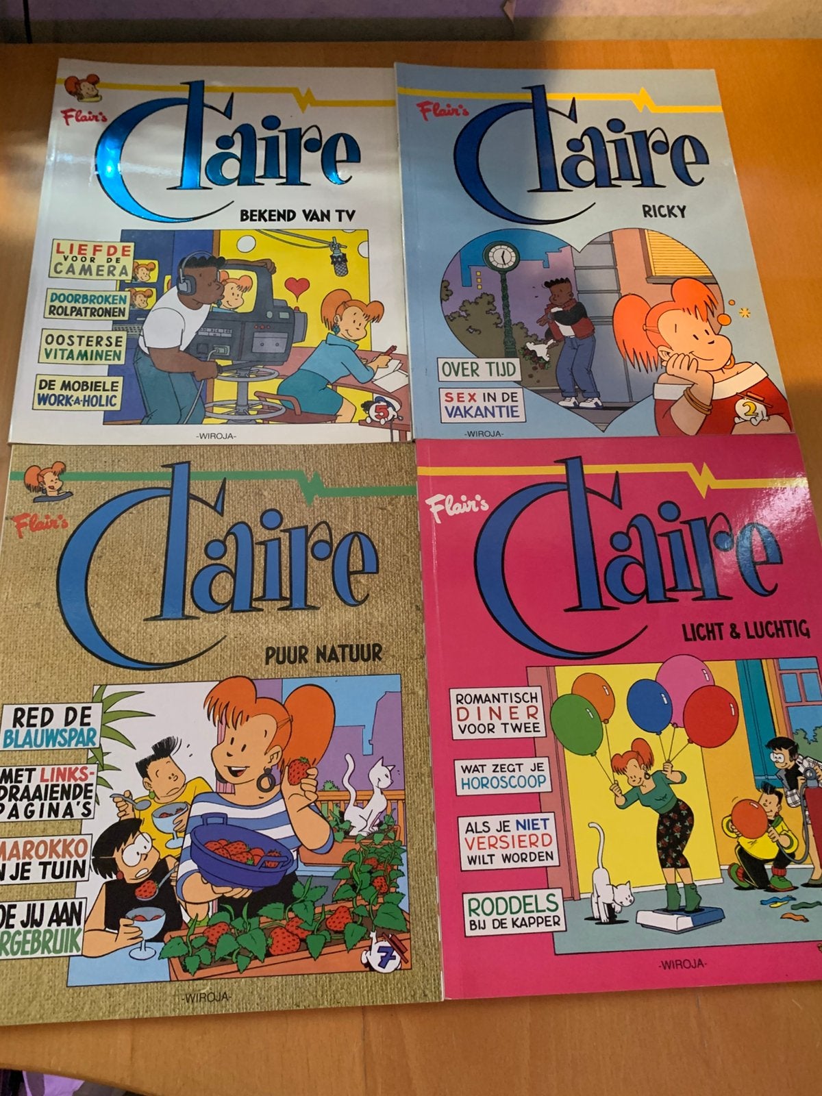 Claire 4 albums, Meerdere stripboeken, Ophalen of Verzenden, Gelezen