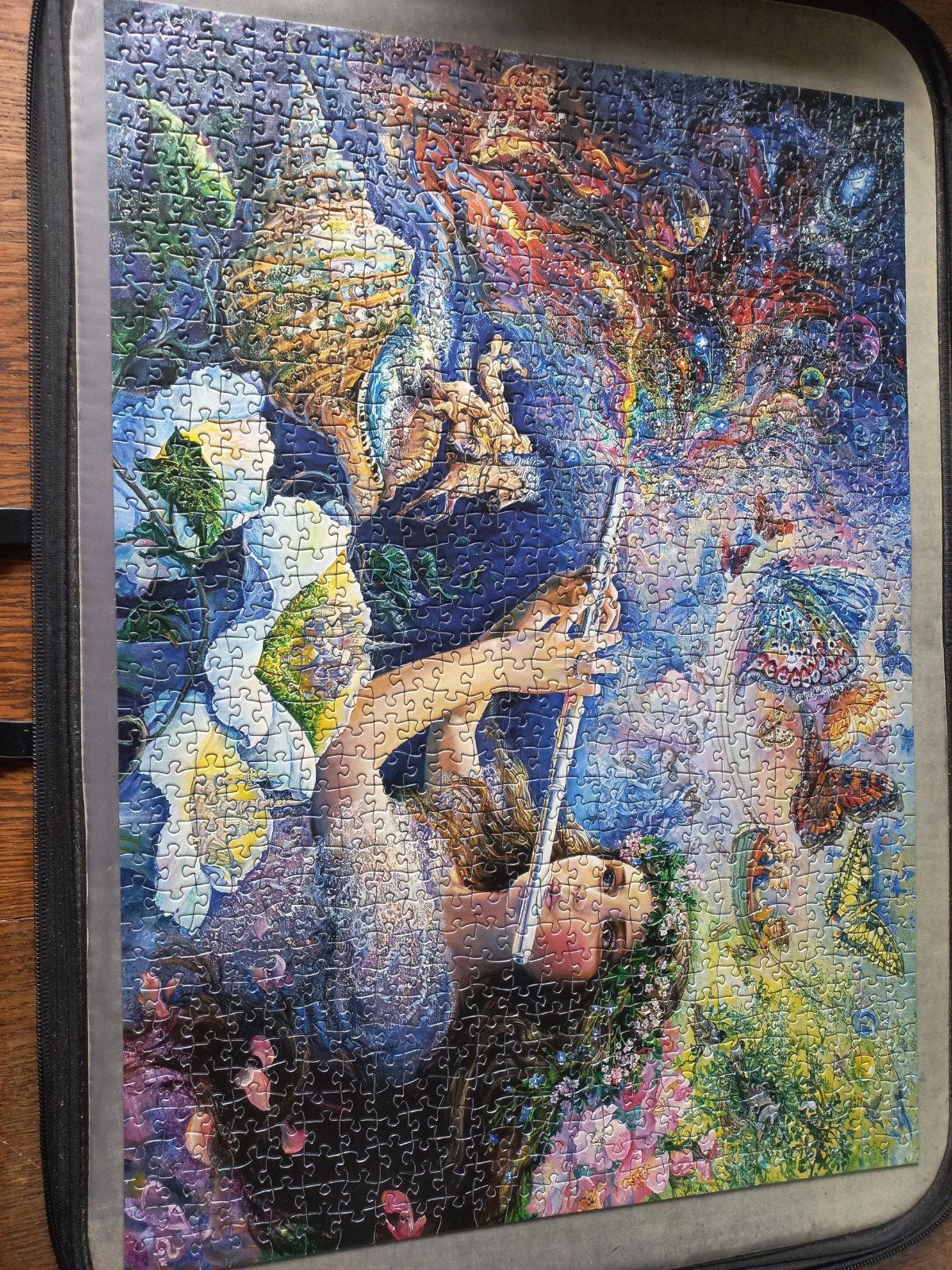 te koop "josephine wall" sprookjesachtige puzzle, Ophalen of Verzenden, 500 t/m 1500 stukjes, Zo goed als nieuw
