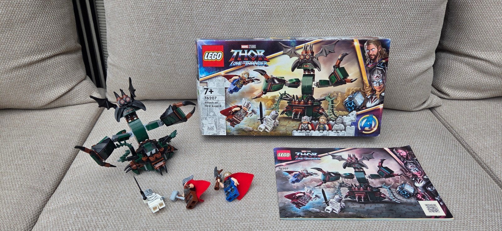 Lego Marvel Thor 76207
Aanval op New Asgard, Compleet, Lego, Ophalen of Verzenden, Zo goed als nieuw