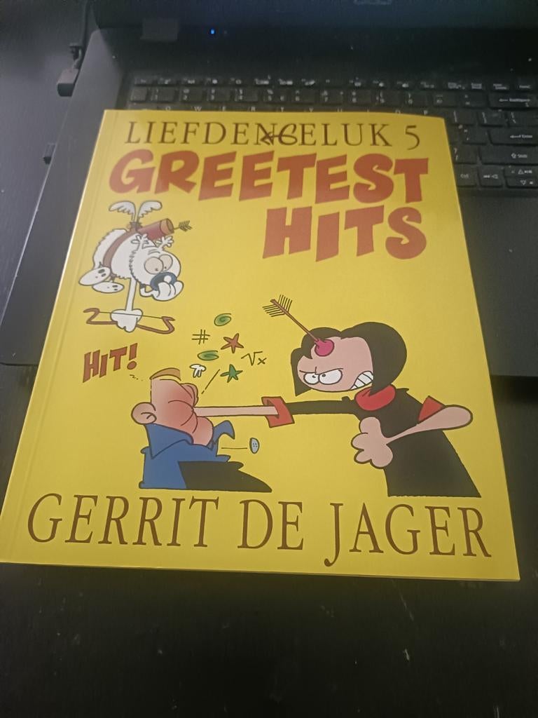 Liefdengeluk 5: Greatest Hits - Gerrit de Jager, Boeken, Eén stripboek, Ophalen of Verzenden, Zo goed als nieuw, Gerrit de Jager