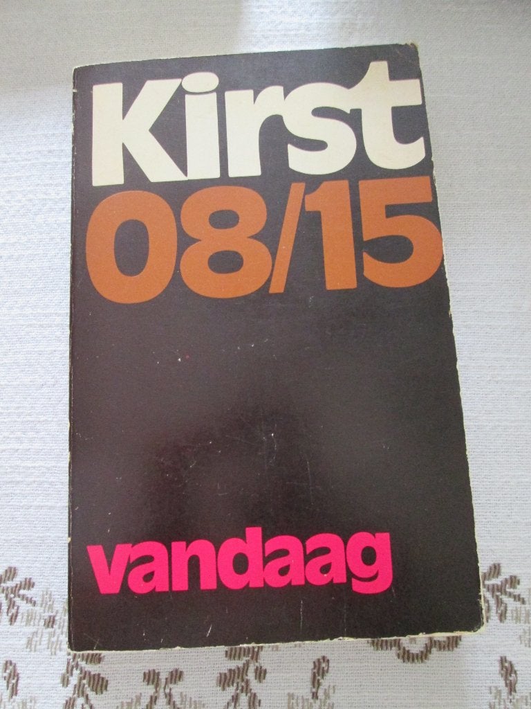 Kirst 08/15 VANDAAG pocket, Ophalen of Verzenden, Tweede Wereldoorlog, Gelezen, Luchtmacht