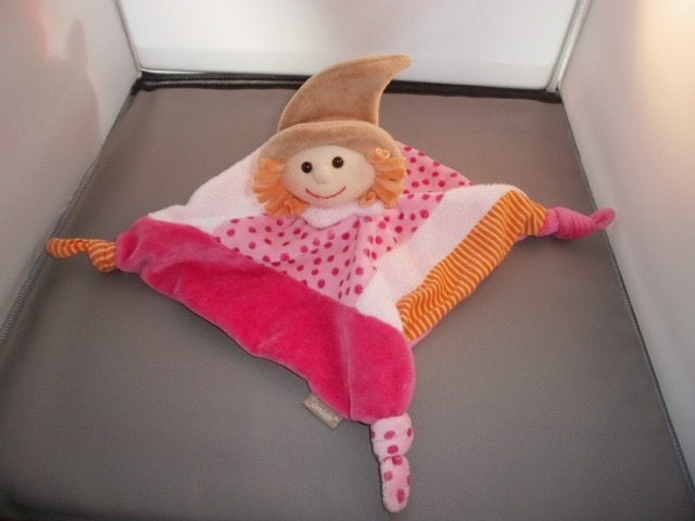 Sterntaler knuffeldoek tovenaar/ heks/meisje/popje roze, Overige merken, Overige karakters, Nieuw, Ophalen of Verzenden