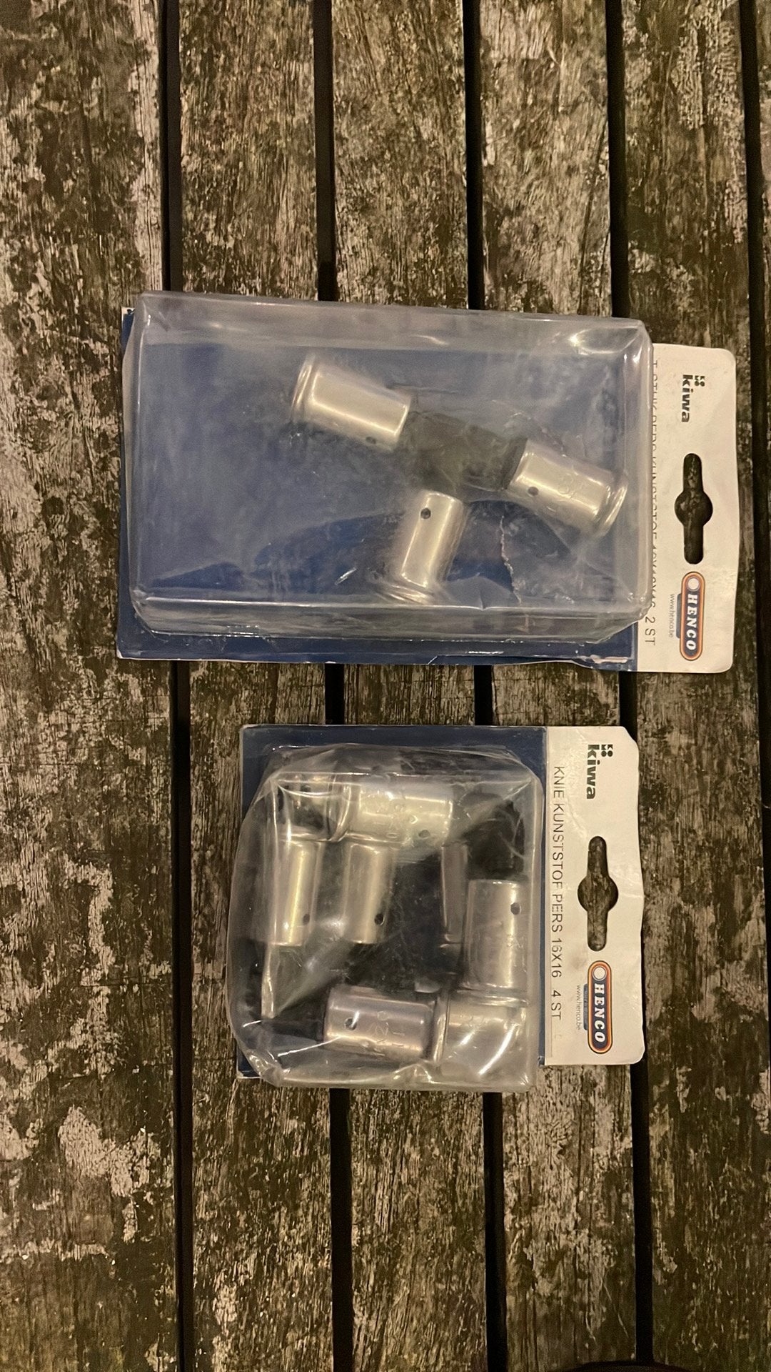 Knie kunstof pers henco kiwa 16mm, Doe-het-zelf en Verbouw, Buizen en Afvoer, Overige materialen, Minder dan 20 mm, 6 meter of meer