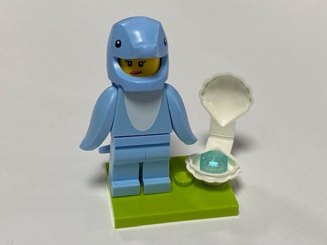 Lego Series 28 col28-9 Dolphin Costume Fan, Lego, Nieuw, Ophalen of Verzenden, Minifiguren serie