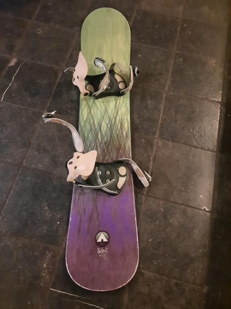 Snowboard met bindingen - Select Wide 57, Sport en Fitness, Snowboarden, Ophalen, Gebruikt, Board