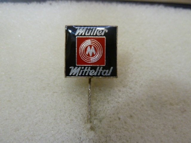 Vintage Müller Mitteltal Speldje Pin, Ophalen of Verzenden, Zo goed als nieuw, Merk, Speldje of Pin