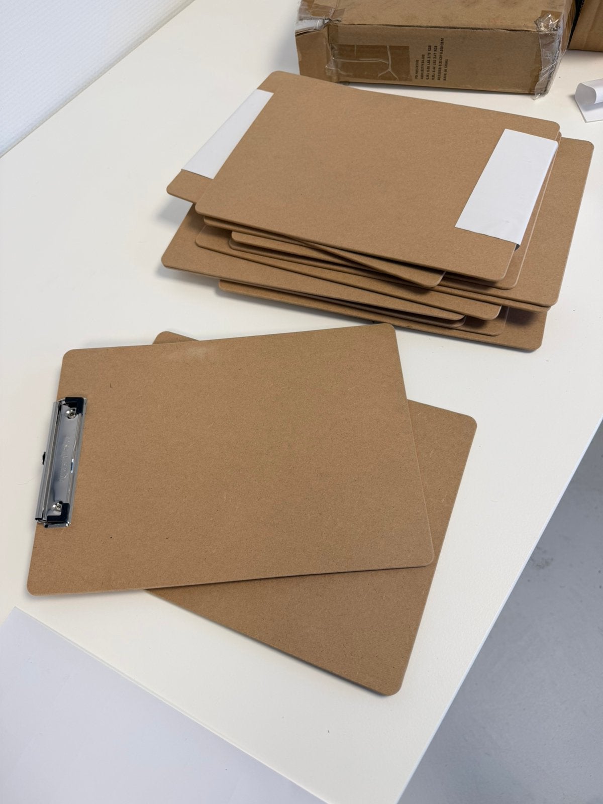 12x A4 Klembord Hardboard Nieuw Met Metalen Klem clipboard, Nieuw, Ophalen of Verzenden, H, H