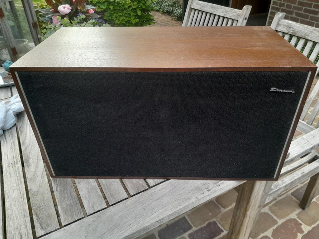 Sansui ES-200 3-weg speaker, Audio, Tv en Foto, Luidsprekers, Gebruikt, Minder dan 60 watt, Front, Rear of Stereo speakers, Ophalen