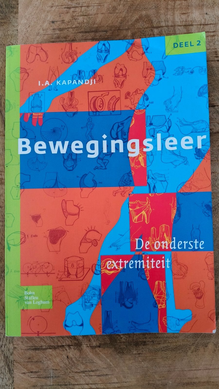 studieboek: Kapandji Bewegingsleer – Deel 2 De onderste extr, Boeken, Ophalen of Verzenden, Beta, HBO