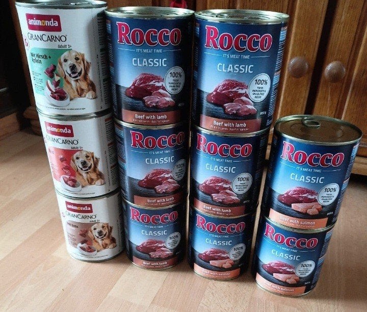 11 blikken complete maaltijd voor honden., Ophalen, Hond