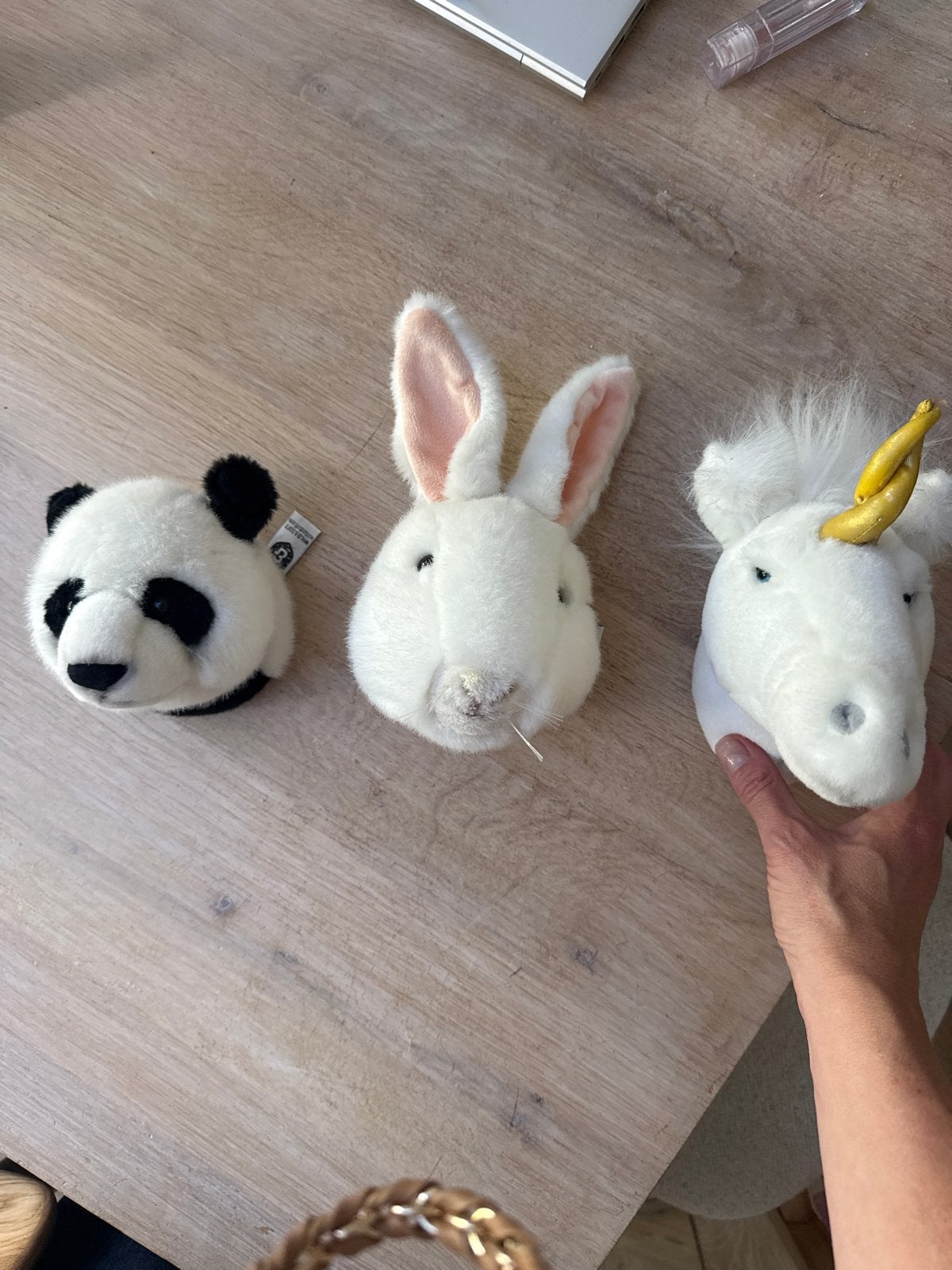 Muurdecoratie Wild & Soft: Panda, Konijn, Eenhoorn, Kinderen en Baby's, Kinderkamer | Inrichting en Decoratie, Ophalen, Zo goed als nieuw