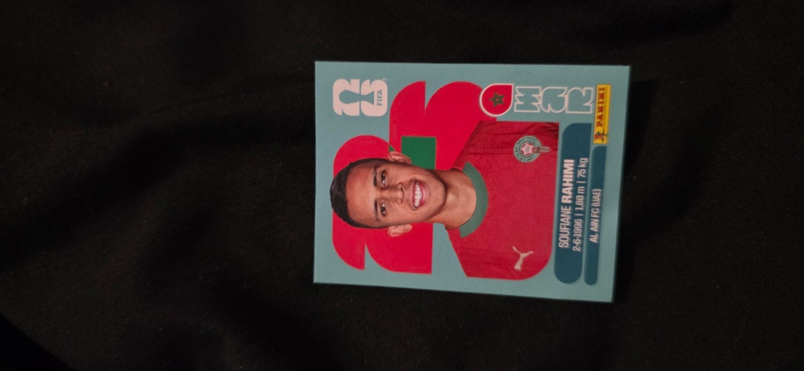 Soufiane Rahimi Panini FIFA World Cup 2026 Plaatje, Ophalen, Zo goed als nieuw, Plaatje