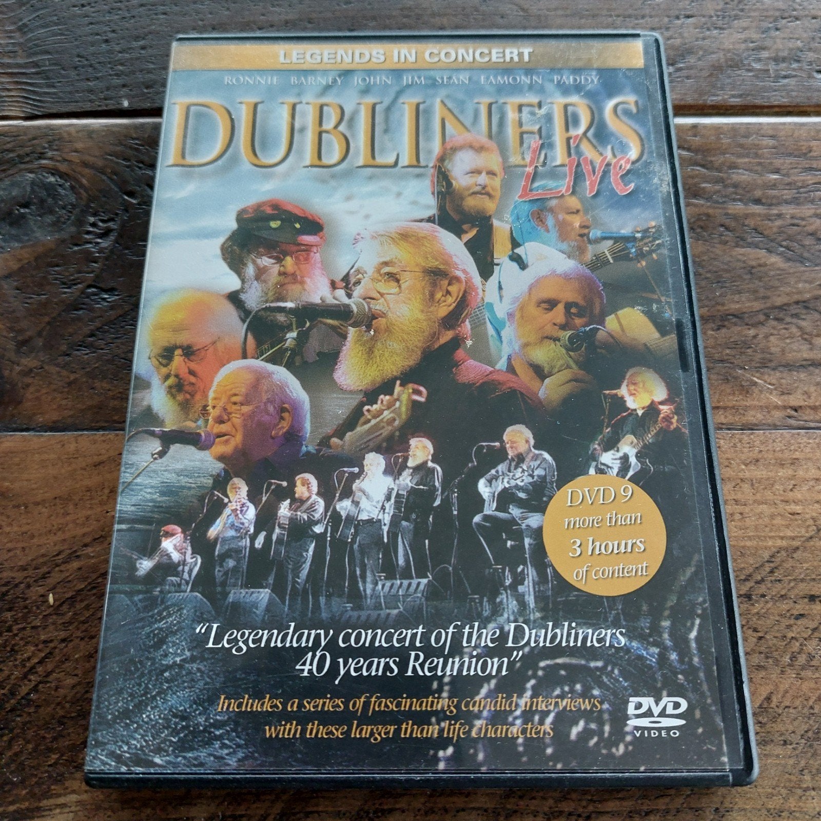 DVD The Dubliners: Live, Cd's en Dvd's, Alle leeftijden, Ophalen of Verzenden, Zo goed als nieuw, Concert