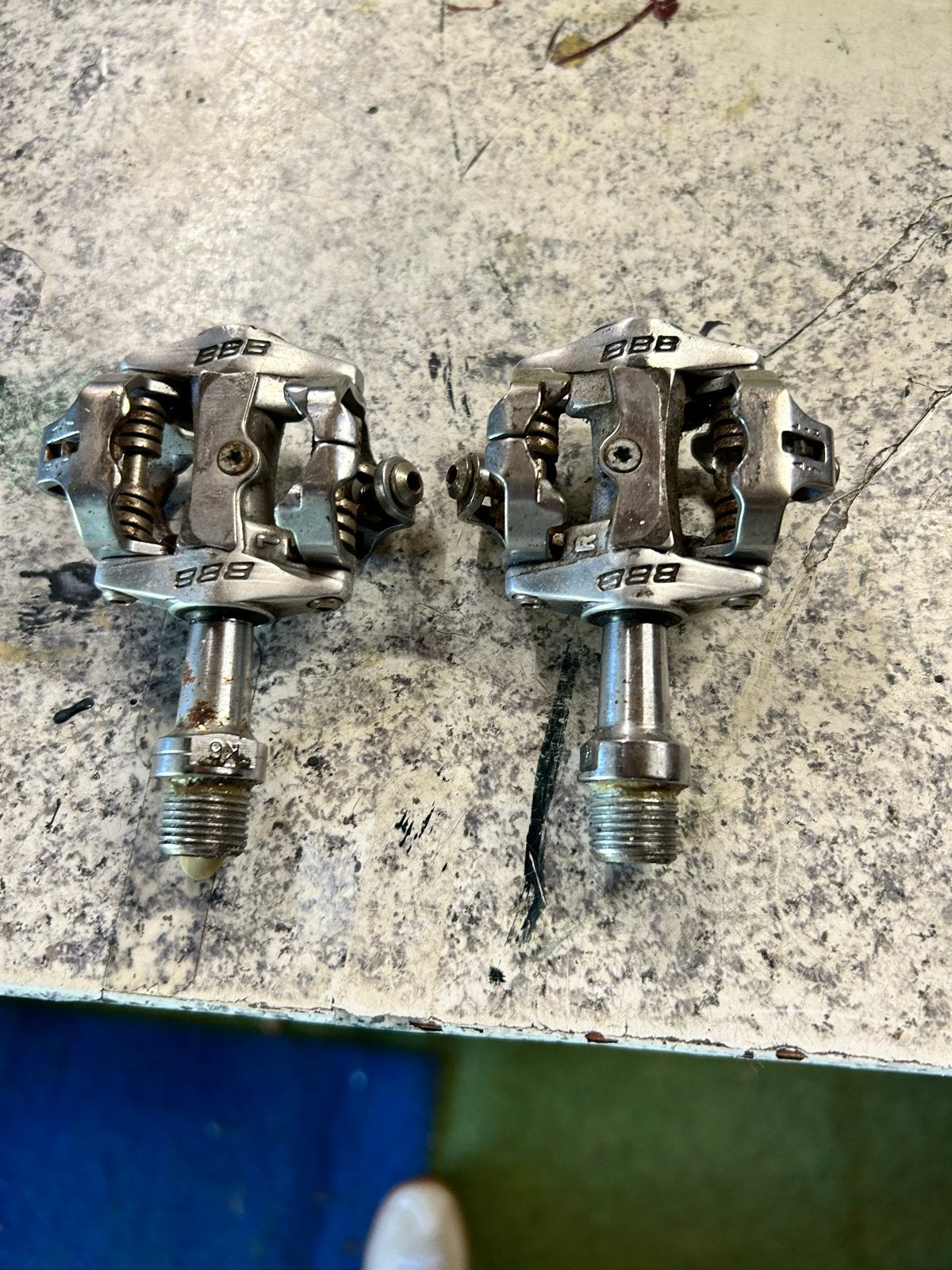 BBB fietspedalen - Gebruikt maar functioneel, Crankstel of Pedalen, Gebruikt, Ophalen of Verzenden, Aluminium