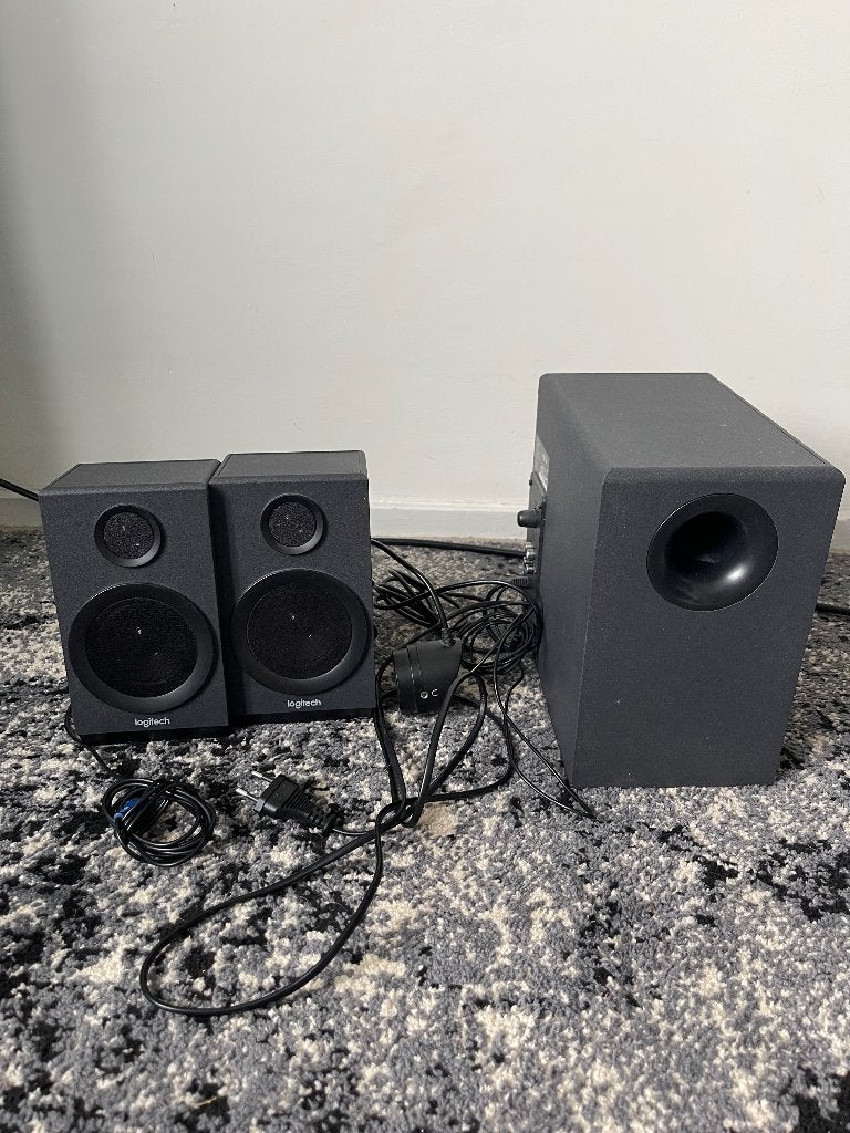 Logitech speakers Z333, Logitech, Speakerset, AUX-ingang, Ophalen of Verzenden