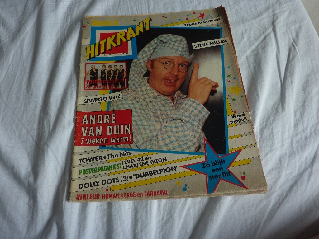 HITKRANT NR 6 1982-A VAN DUIN-DORIS D-DOLLY DOTS-LUV-OZZY 0, Verzamelen, Verzenden, 1980 tot heden, Tijdschrift