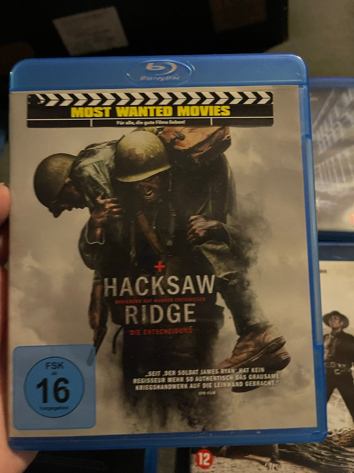 Hacksaw Ridge Blu-ray - Oorlogsdrama FSK 16, Cd's en Dvd's, Blu-ray, Gebruikt, Vanaf 16 jaar, Film, Drama