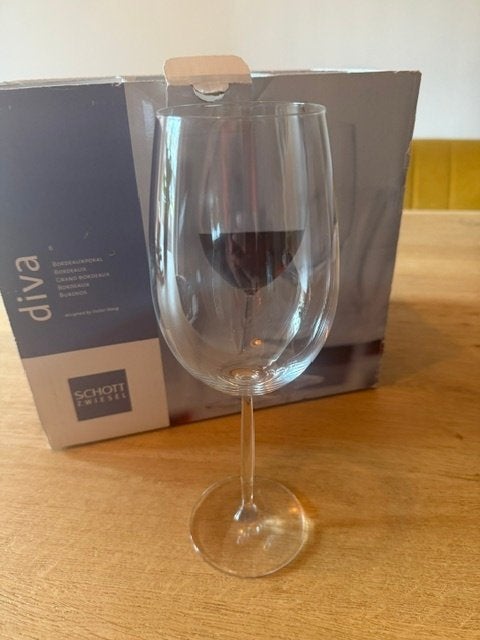 Schott Zwiesel Diva Bordeaux wijnglazen - set van 6, Verzamelen, Ophalen, Nieuw, Overige typen