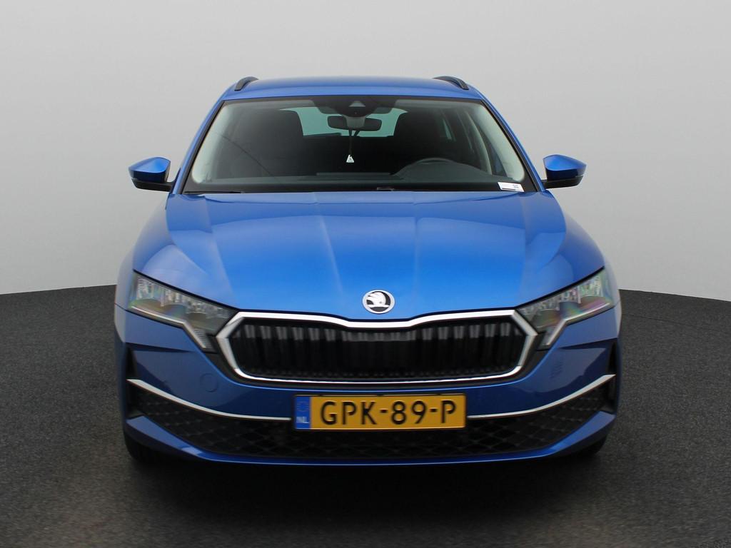 Skoda Octavia Combi 1.5 TSI MHEV Business Edition 115 PK | A, Auto's, Skoda, 12 maanden, Stof, 4 cilinders, Blauw