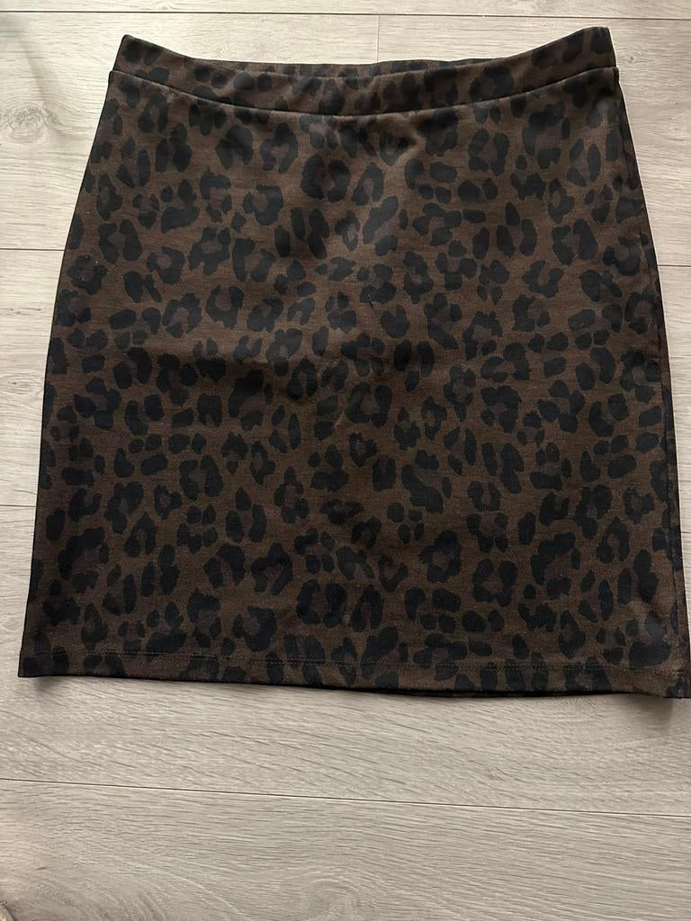Luipaard print rok maat S Hema, Kleding | Dames, Rokken, Bruin, Ophalen of Verzenden, Zo goed als nieuw, Maat 36 (S)