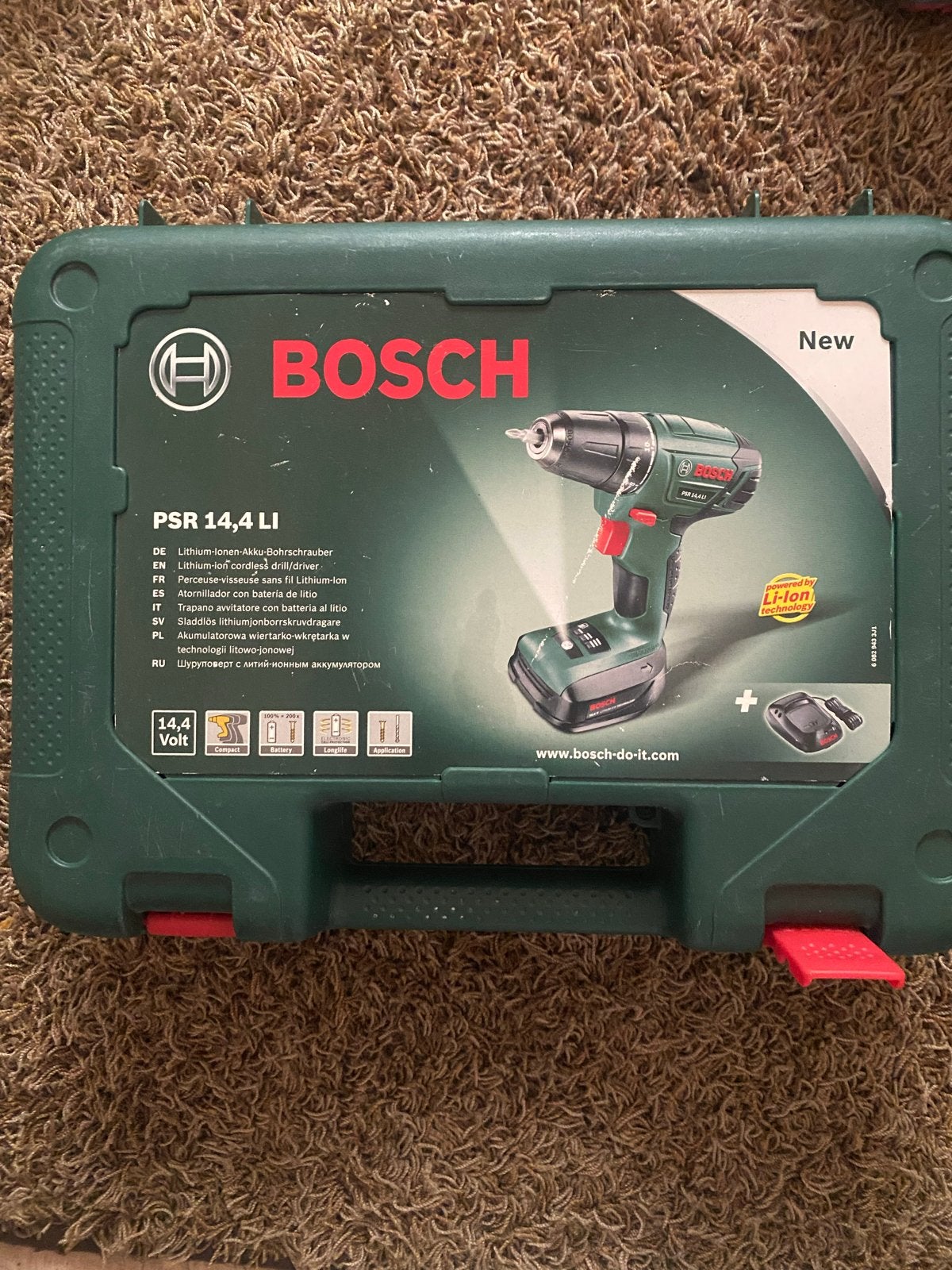 Nieuwe Bosch PSR 14,4 LI, Variabele snelheid, Nieuw, Ophalen of Verzenden, Boor- en Schroefmachine