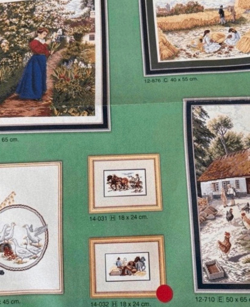 BORDUURPAKKET EVA ROSENSTAND LANDBOUWER, Verzenden, Nieuw, Handborduren, Borduurpakket