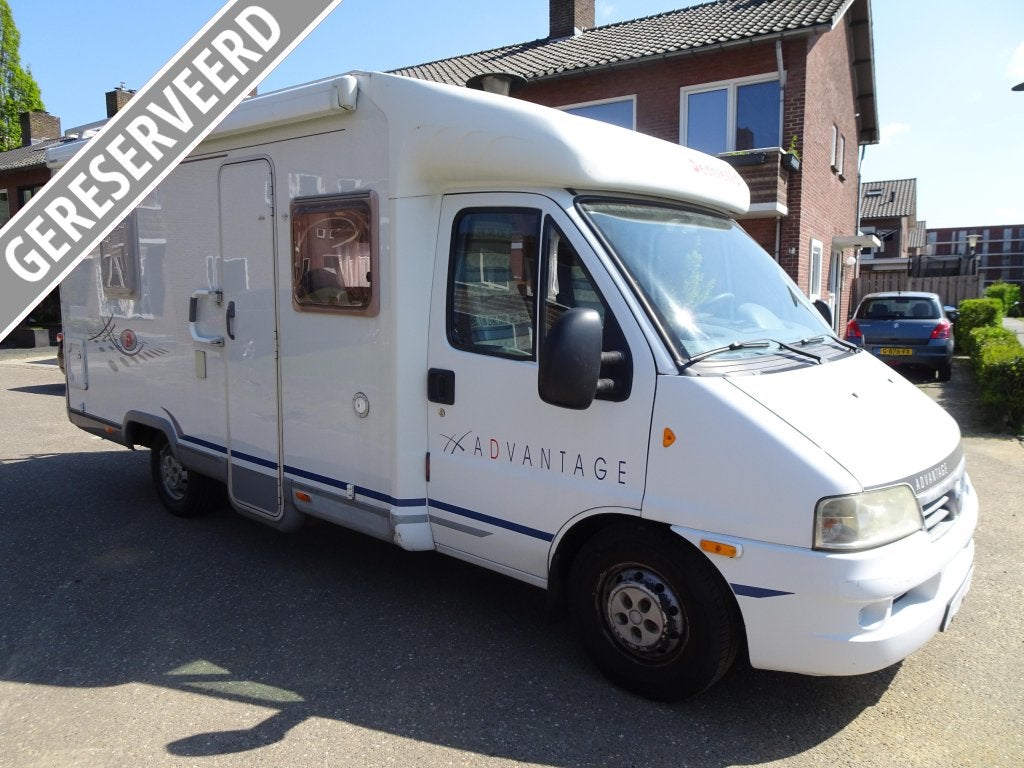 Mooie Dethleffs Globetrotter Advantage, Caravans en Kamperen, Campers, Ringverwarming, Fiat, Bedrijf, Tot en met 3