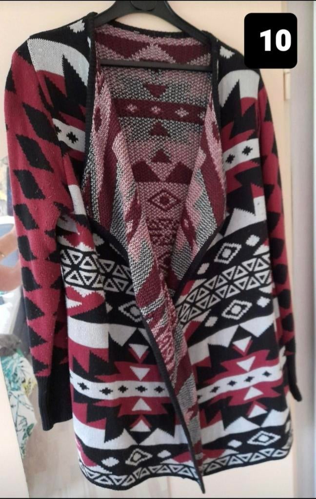 Warm vest met apart dessin, Maat 38/40 (M), Ophalen of Verzenden, Onbekend, Gedragen