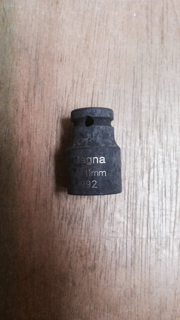 Magnu krachtdop 11mm 1/4" (Scintilla/Bosch), Verzenden, Nieuw