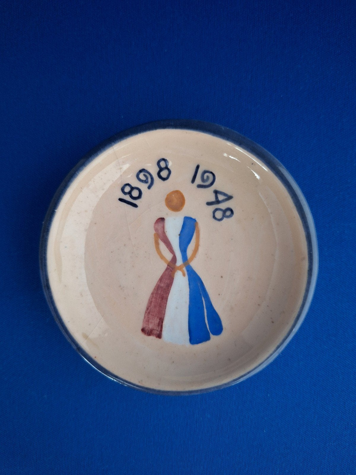 Jubileumbordje Koningin Juliana 1898-1948, Ophalen of Verzenden