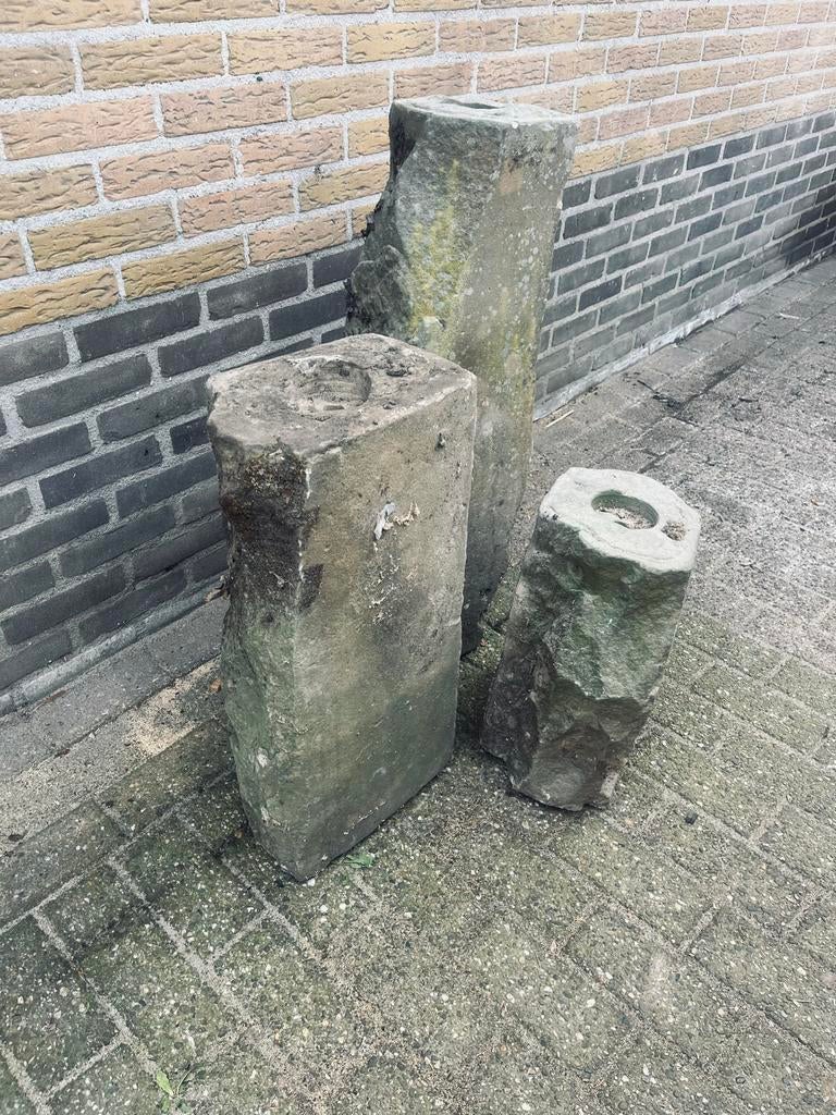 Waterpartij van Bentheimer stenen, Tuin en Terras, Ophalen, Zo goed als nieuw, Graniet, Waterornament