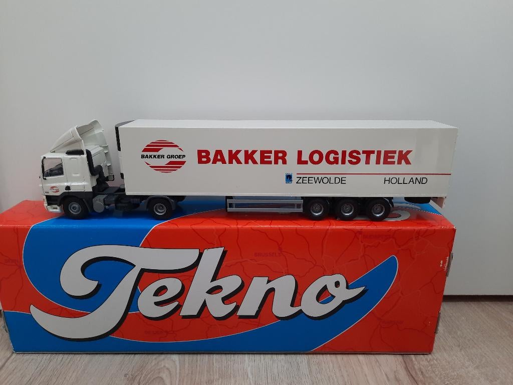Daf Bakker Tekno, Hobby en Vrije tijd, Modelauto's | 1:50, Ophalen of Verzenden, Zo goed als nieuw, Bus of Vrachtwagen, Tekno
