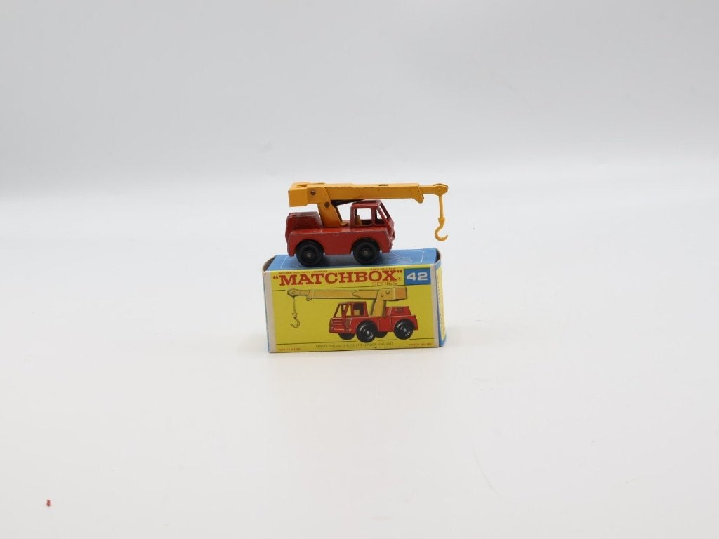 Vintage Matchbox | Nr 42 | Iron fairy crane | 1969, Gebruikt, Auto, ., Ophalen of Verzenden